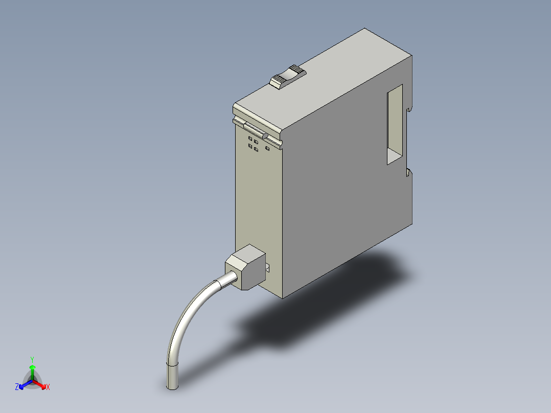 基恩士KV-FL20(V)_kc图纸模型正等轴测图