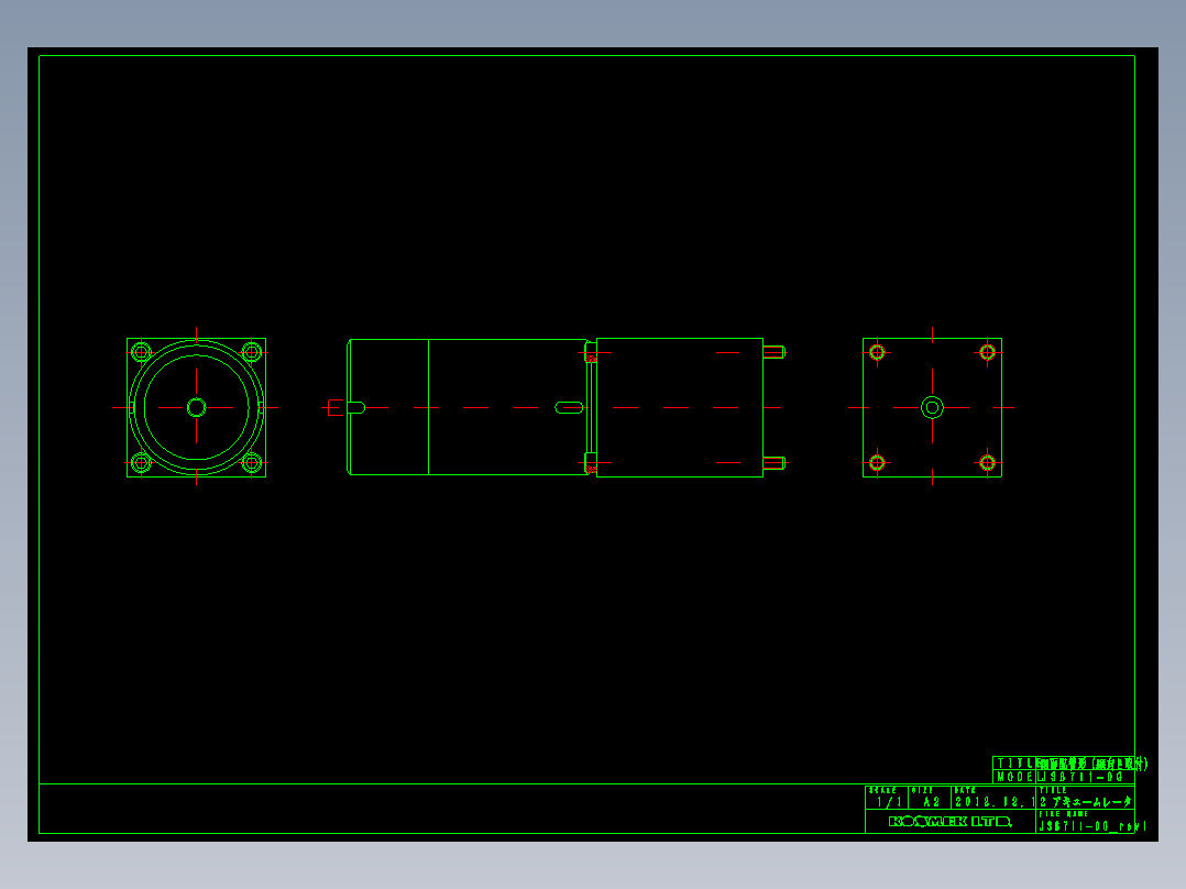 KOSMEKJSB711-0G_rev1多系列多零件图纸模型多系列多零件图纸模型