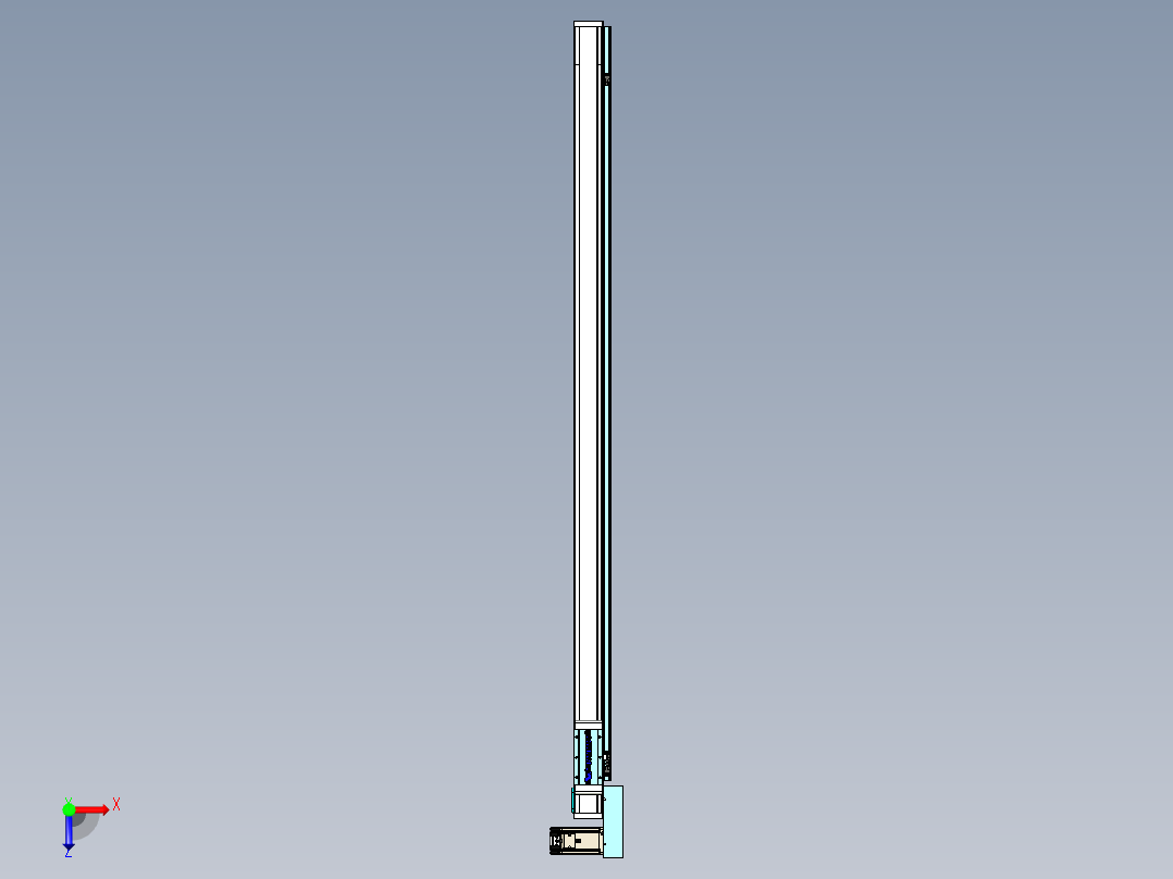 欧规系列-LB6A-L65-S1500-BL-ZP40-C3俯视图