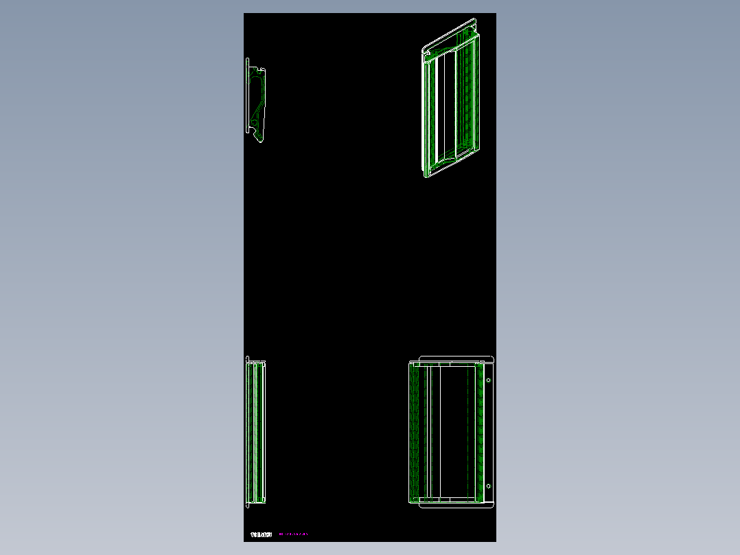 盤式取手(B)SG-2D多系列多零件图纸模型