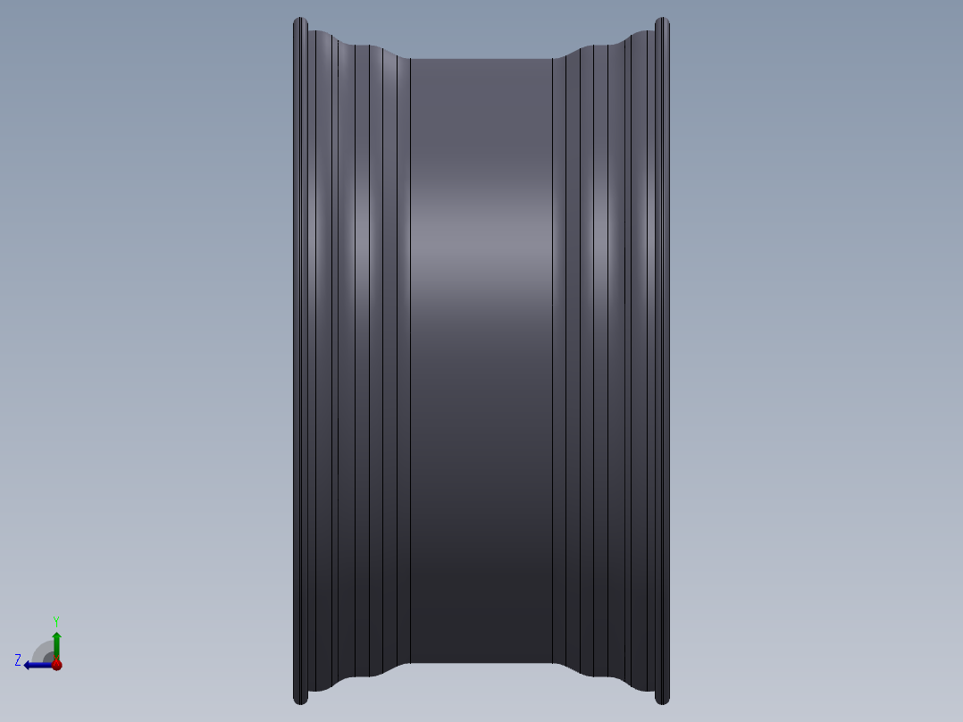 solidworks 法拉利车轮轮毂右视图