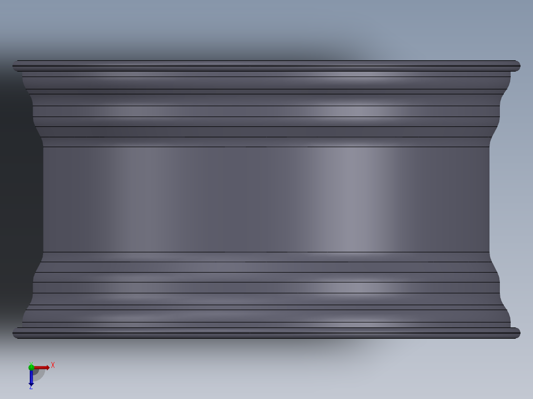 solidworks 法拉利车轮轮毂俯视图