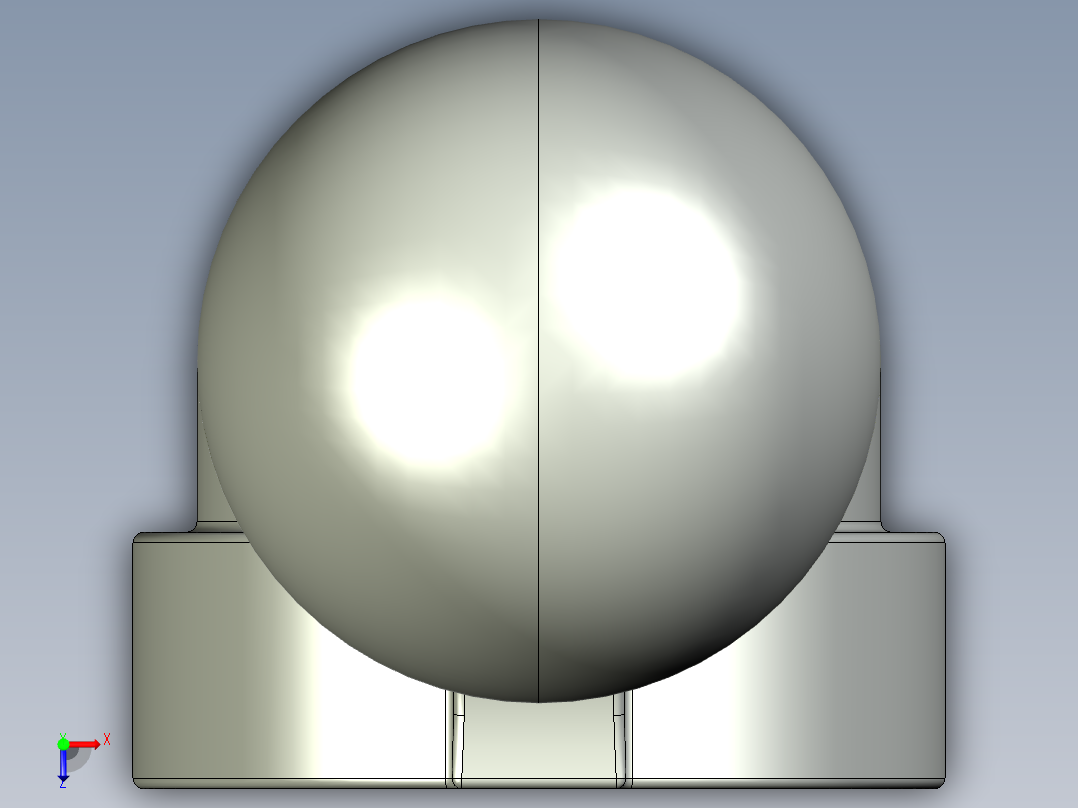 气缸电机-2852 Old Grey Technic Engine Connecting Rod俯视图