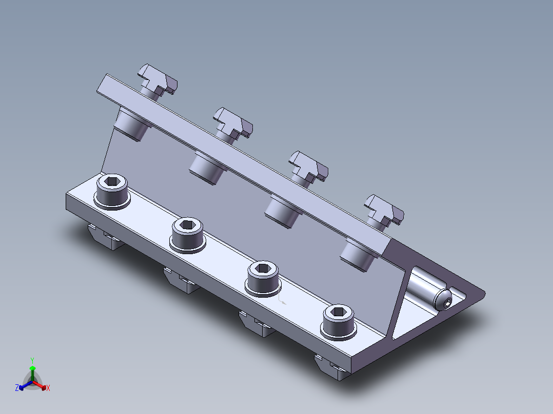 铝型材及其附件3.31.80.45.180.M5.ST正等轴测图