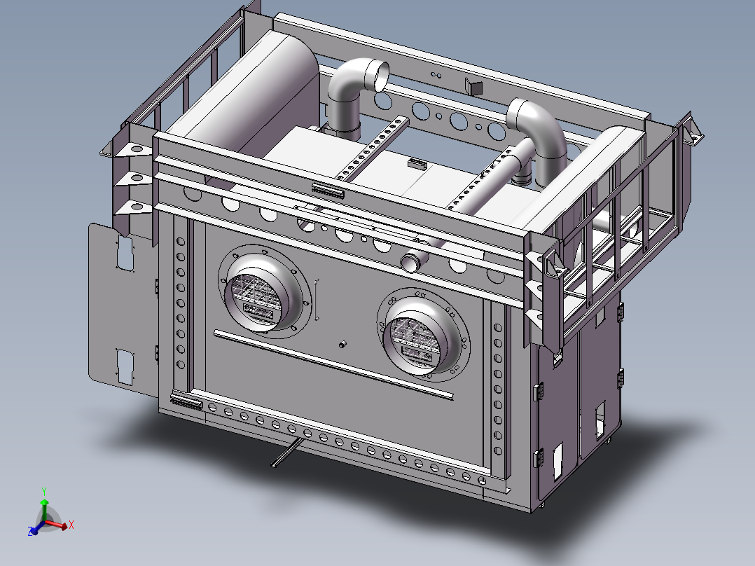 空滤箱 <span style='color: red'>3D</span>模型