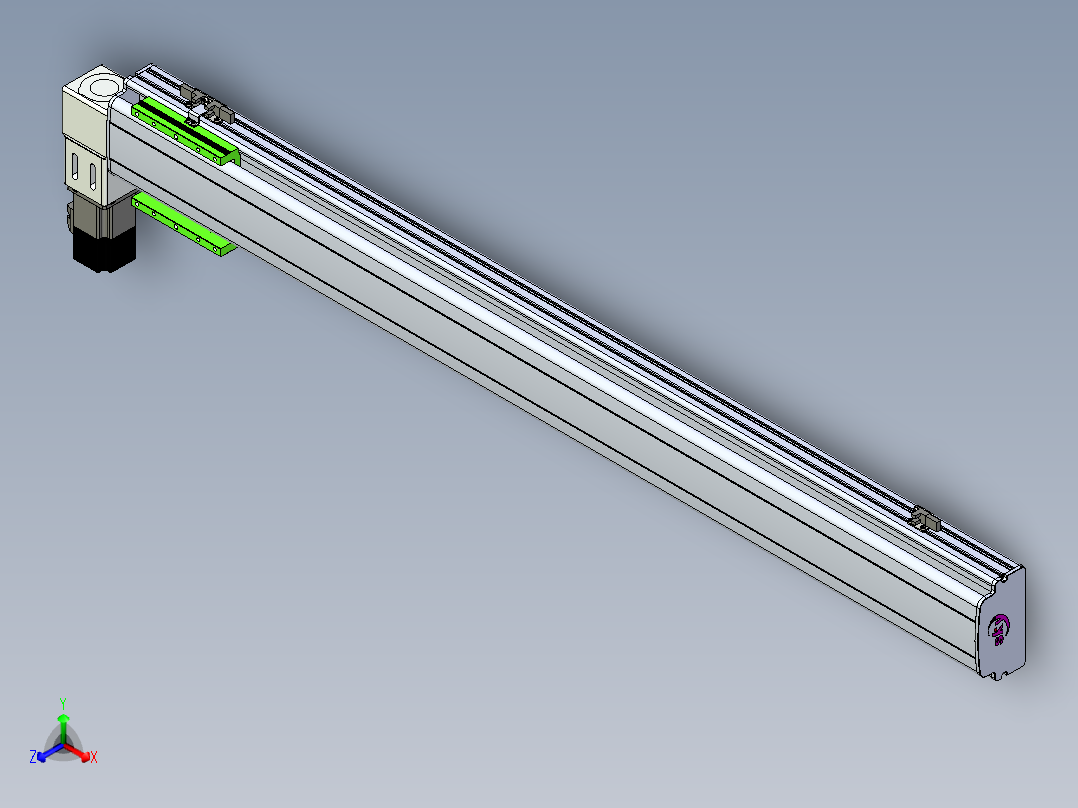 同步带滑台-半封闭B13-L90-S1100-L-P40-D3