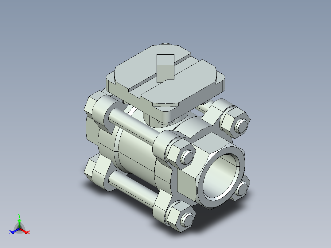 阀门模型-2654_20Quarter_turn_ball_valve