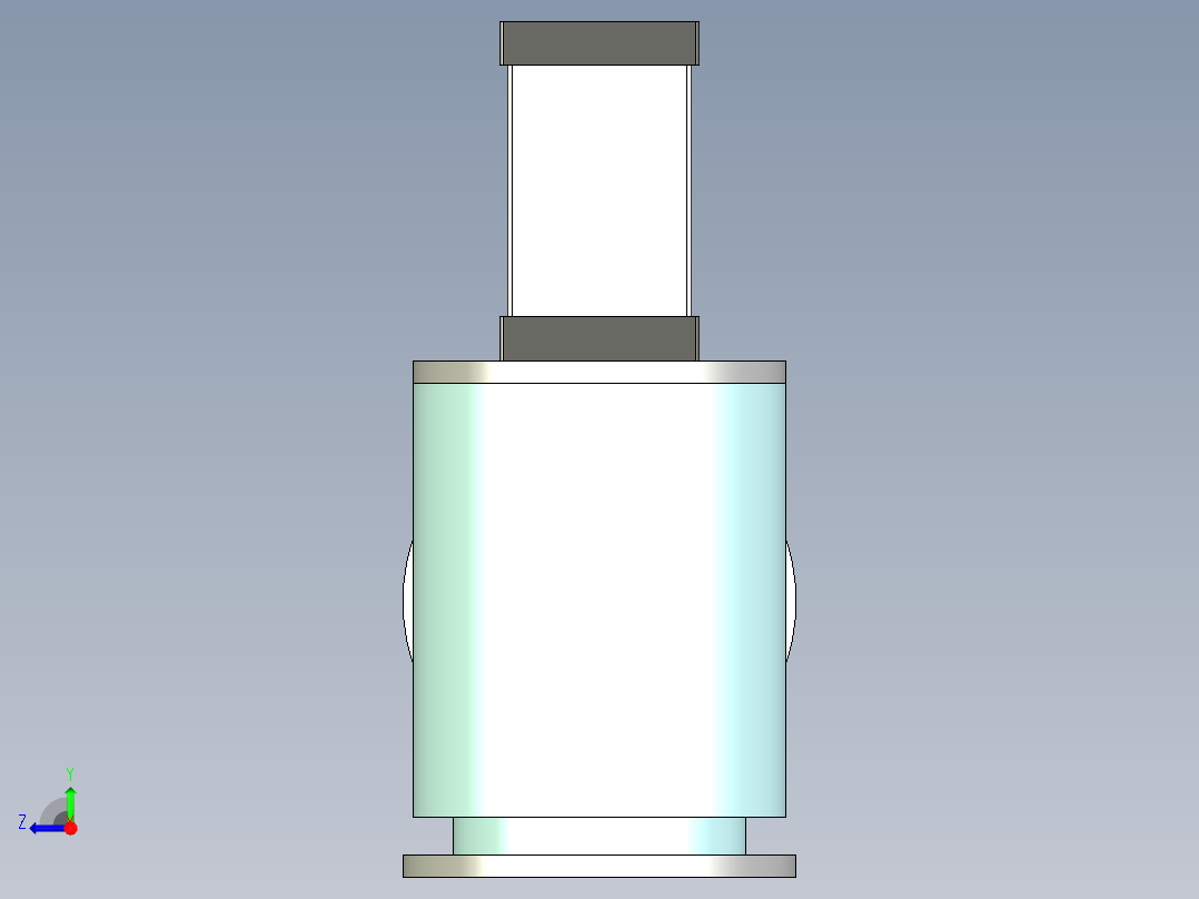 阀门模型GDQ-J200________(____)右视图