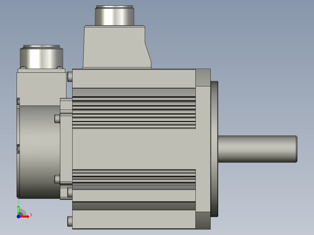 6000W MGME伺服马达前视图