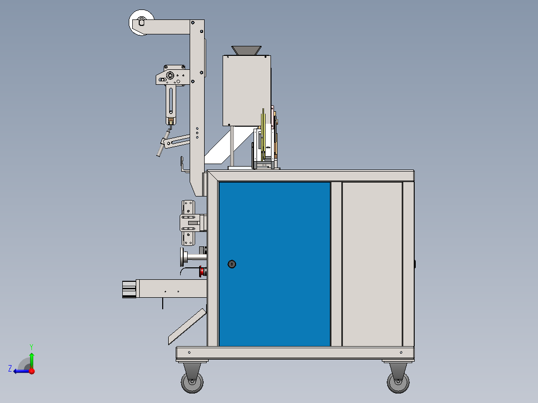 螺丝非标包装机右视图