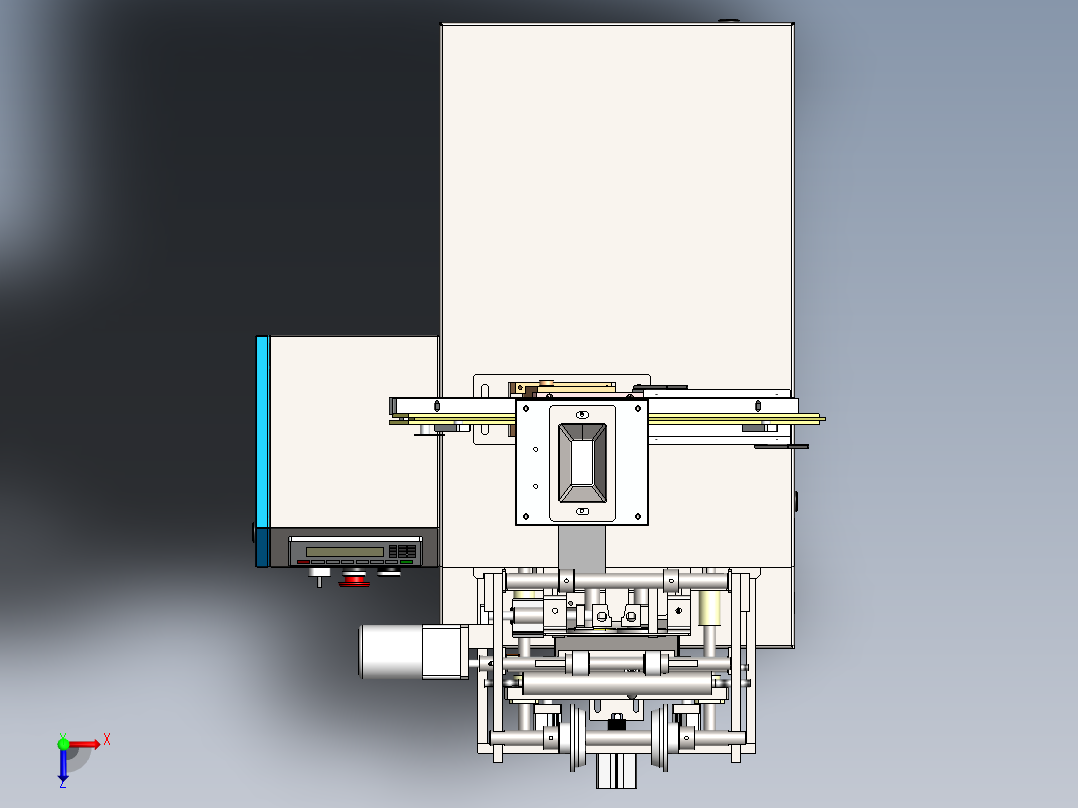 螺丝非标包装机俯视图