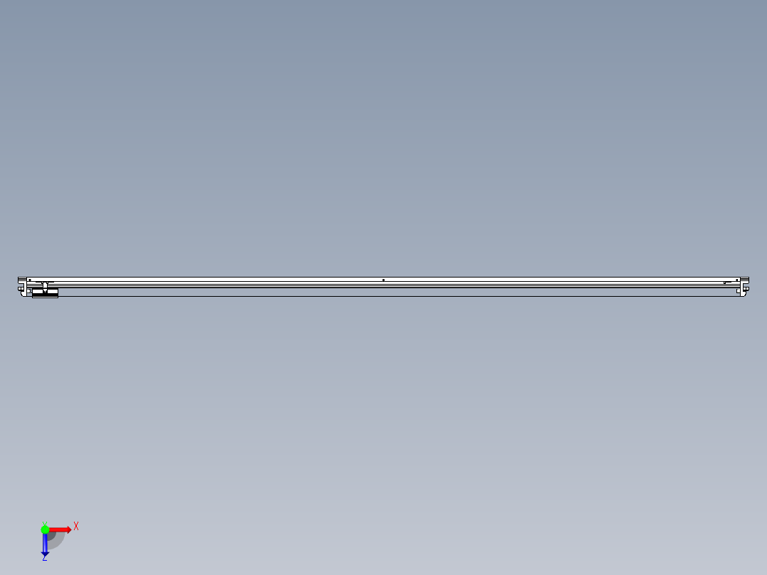 威洛博VL系列直线电机模组-VL17E1-S2900俯视图