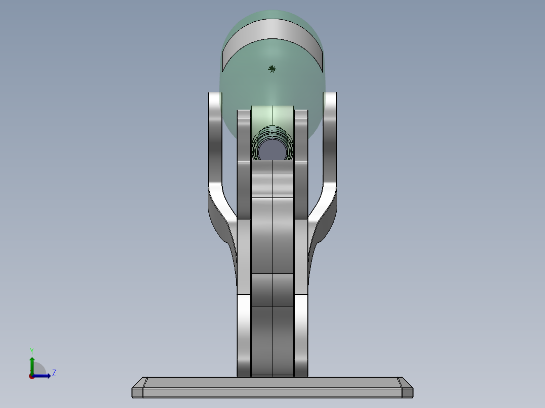 激光切割啤酒猴子CAD-SolidWorks-step格式左视图