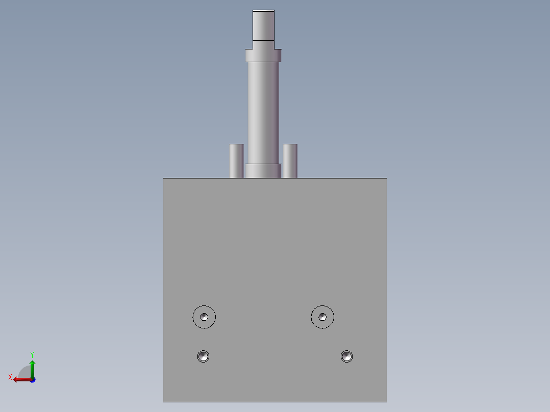 高压气动压管机后视图