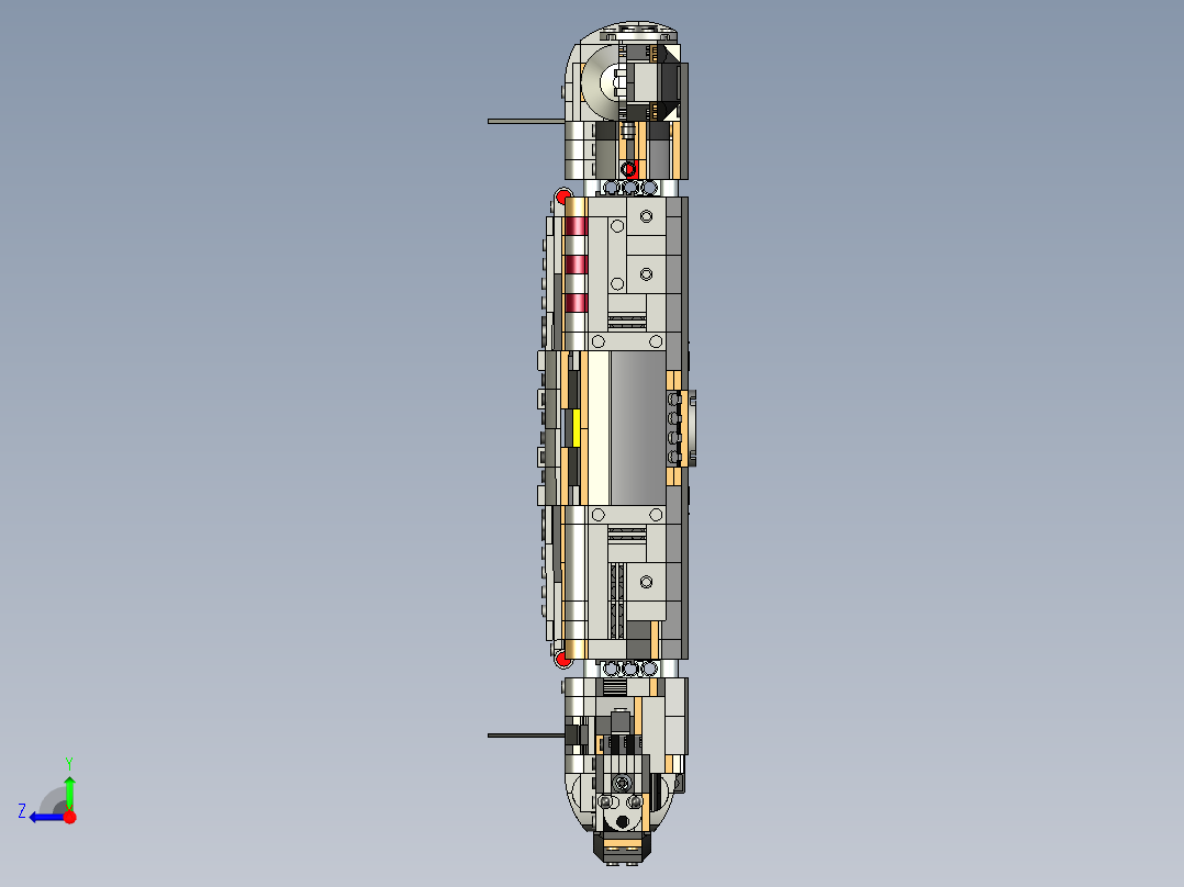 乐高星球大战战斗机右视图