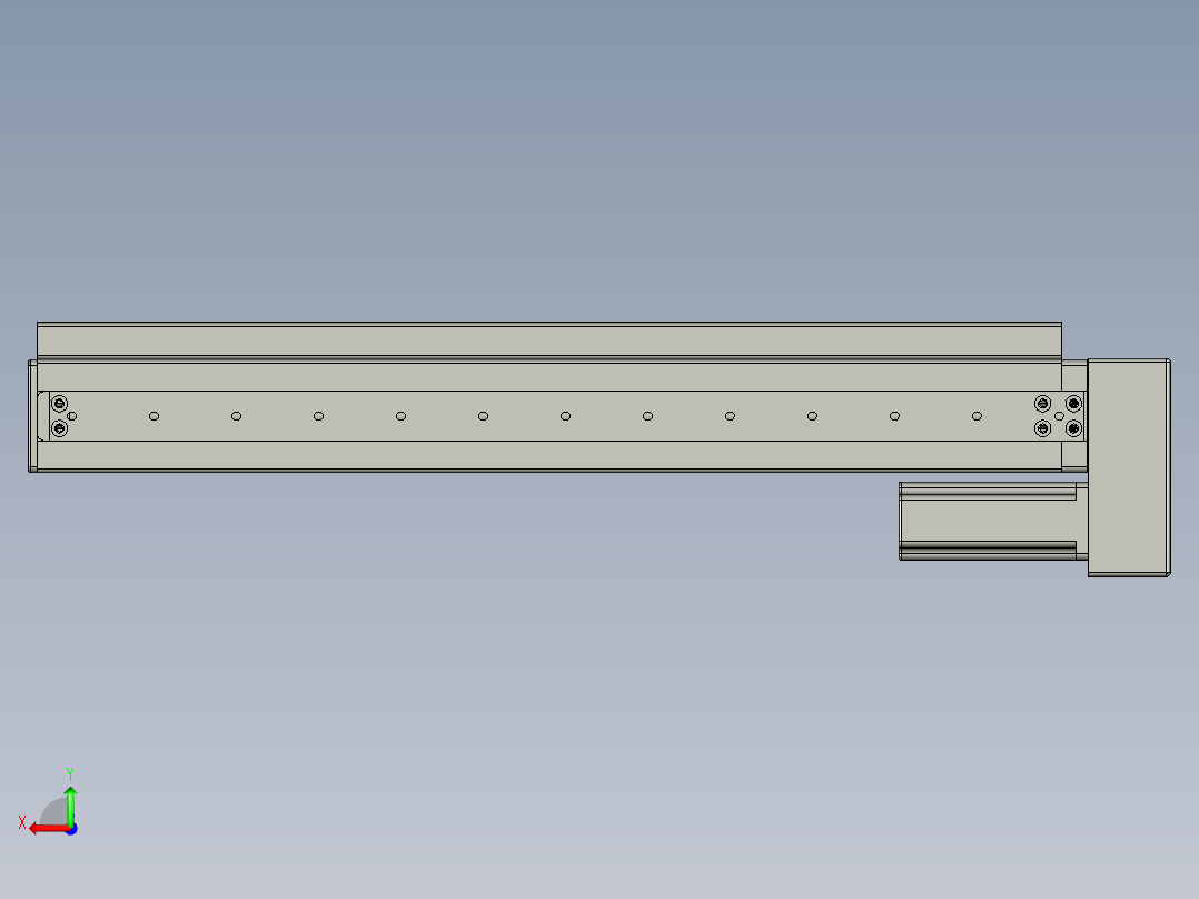 VF丝杆传动-一般环境VT5-S360-BL后视图