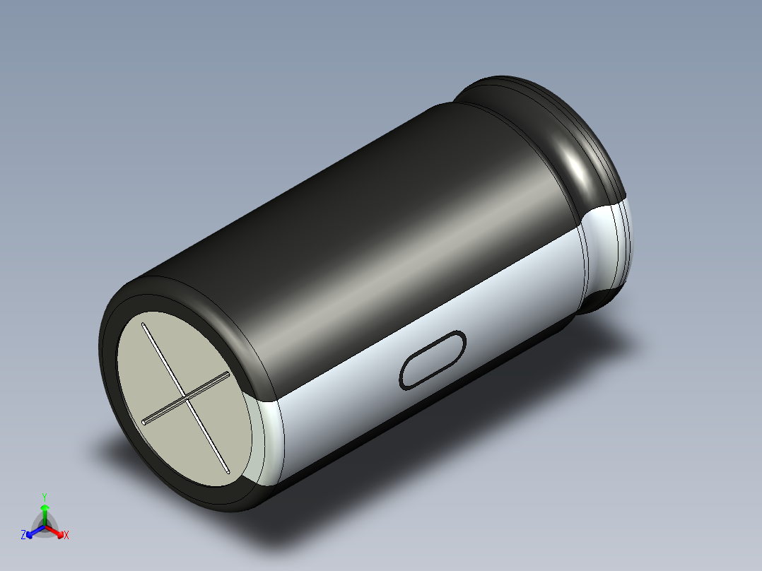 无源元件封装-CAP_RAD_D18x35.5_POL_BK