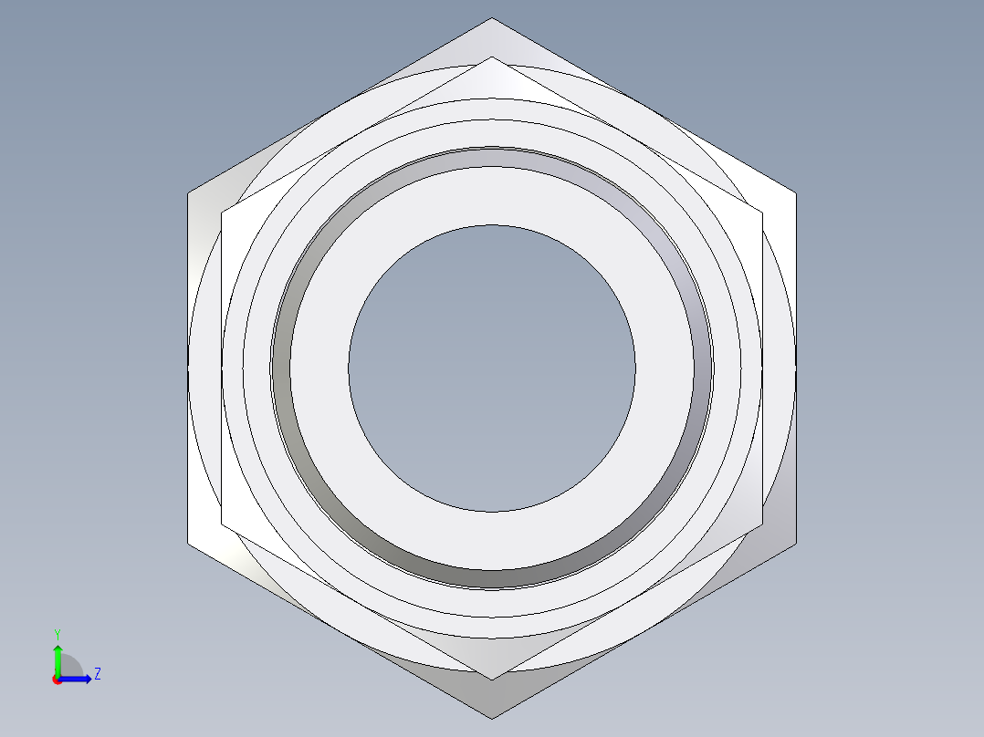 卡套式工业通用硬管接头EO_Swivel_connector_EGE22LMEDCF左视图