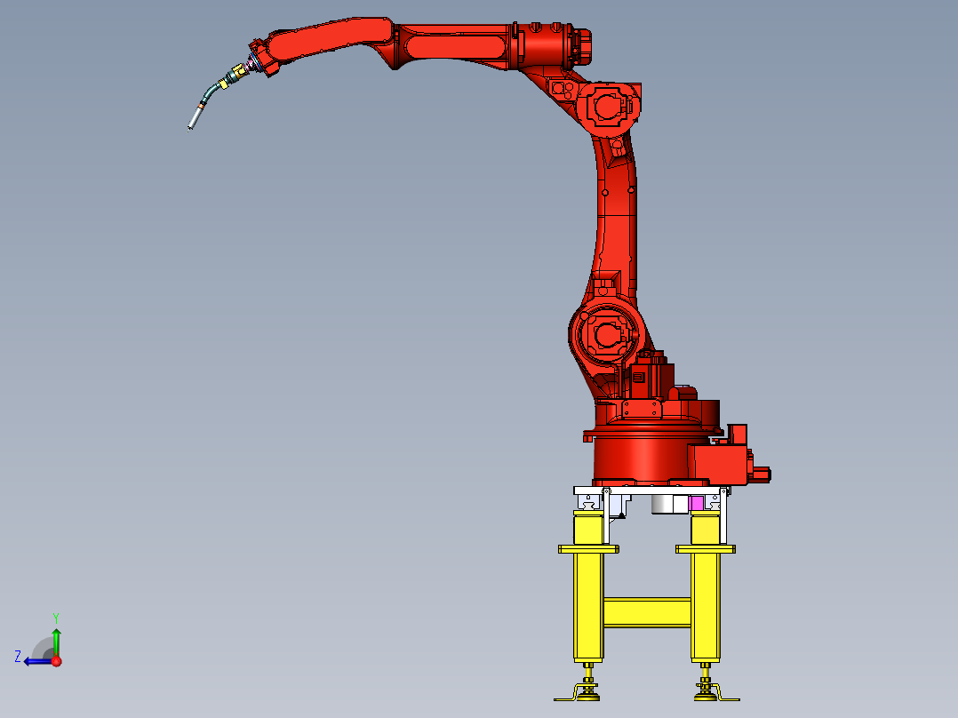 焊接机器人行走轴SW三维图==1138641==160ku右视图