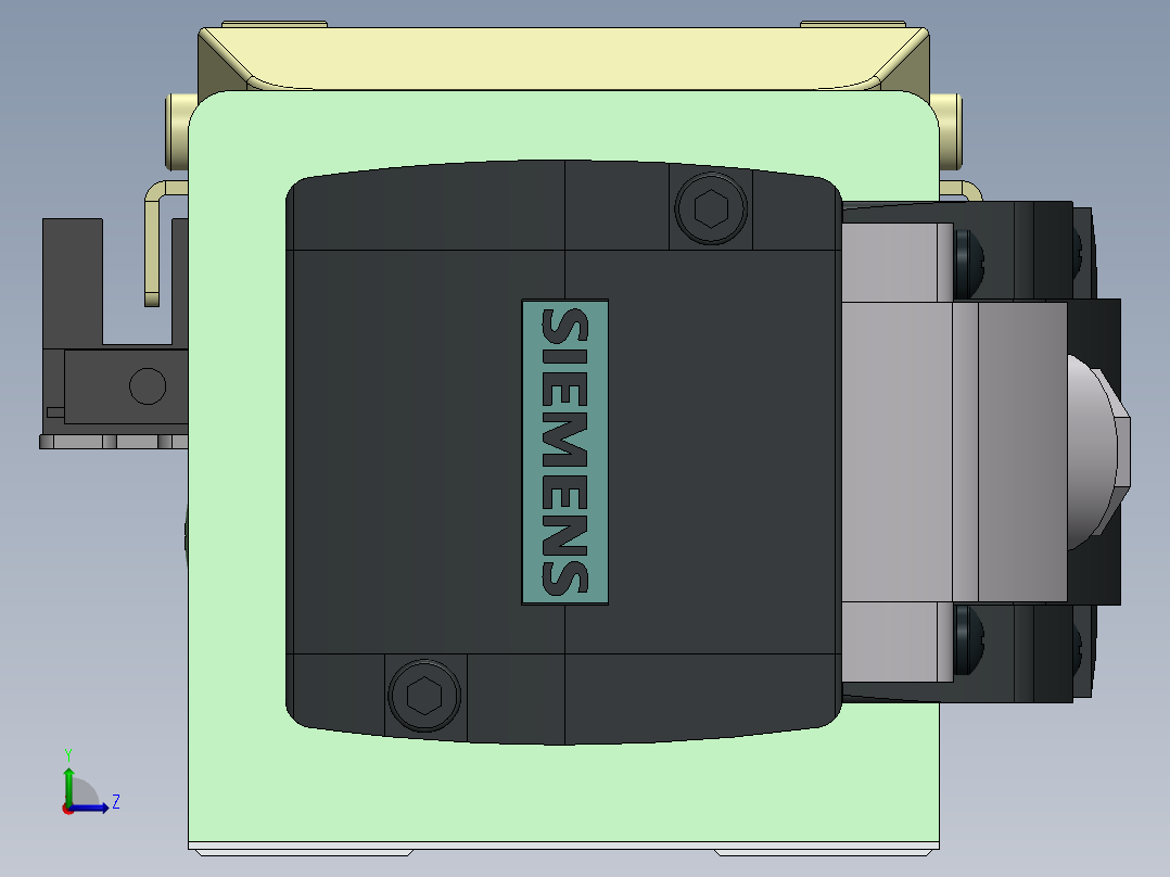 GTH内嵌丝杆全封闭GTH5S-100W左视图