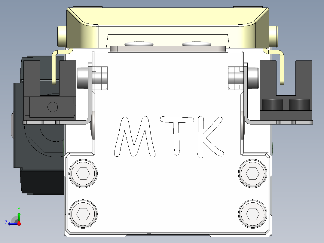 GTH内嵌丝杆全封闭GTH5S-100W右视图