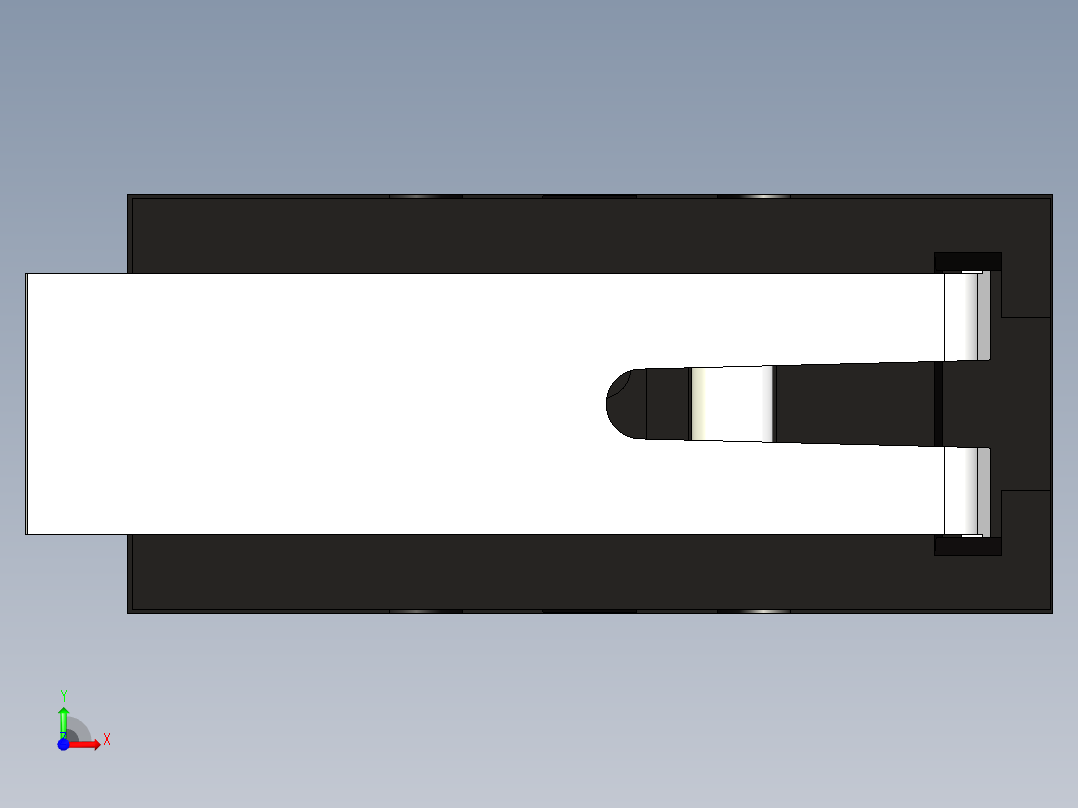 微动开关超小型杠杆SPDT通孔。高H6,6 x宽L12,8 x宽5.8毫米前视图