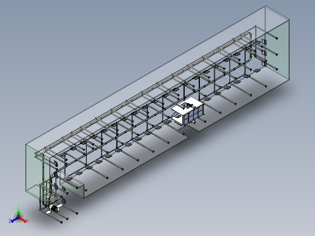 自动喷涂生产线680773正等轴测图