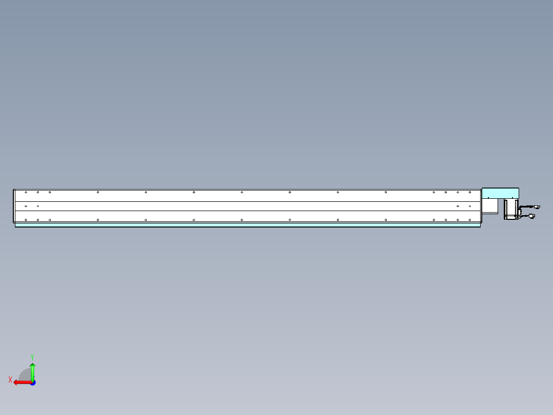 威洛博VBC同步带传动一无尘环境VBC14-L45-S1650-BR-ZP40-C3后视图