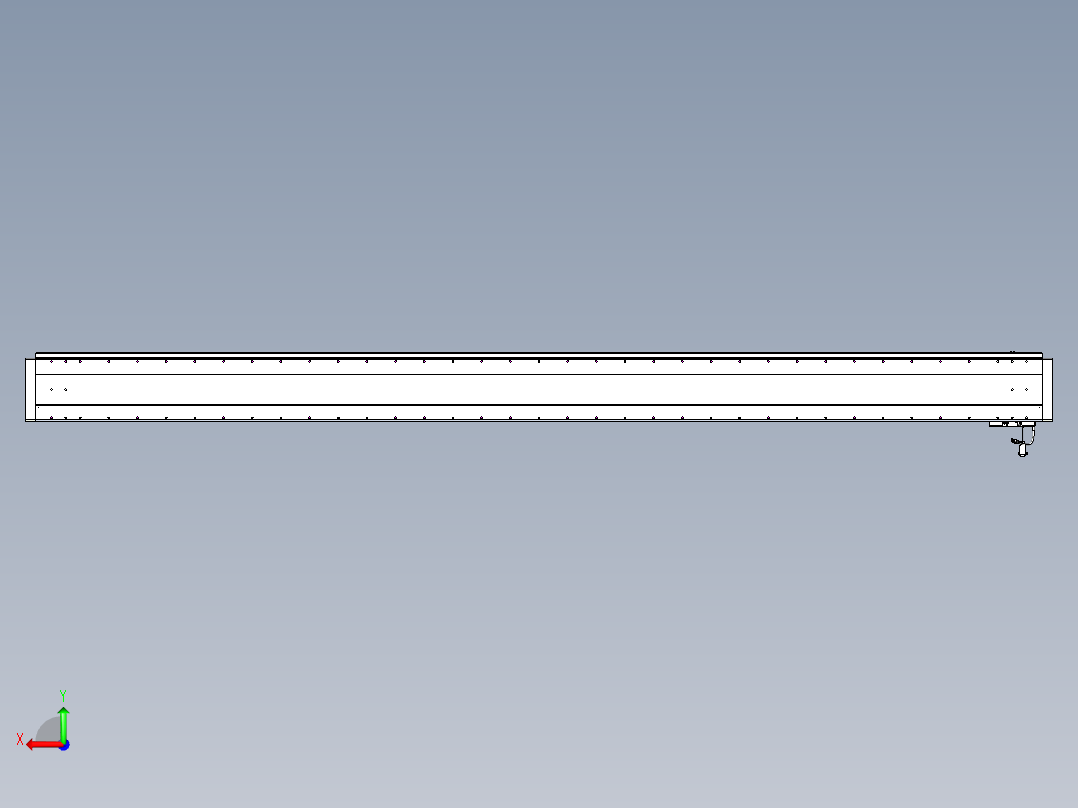 威洛博VL系列直线电机模组-VL22H2-S3300后视图