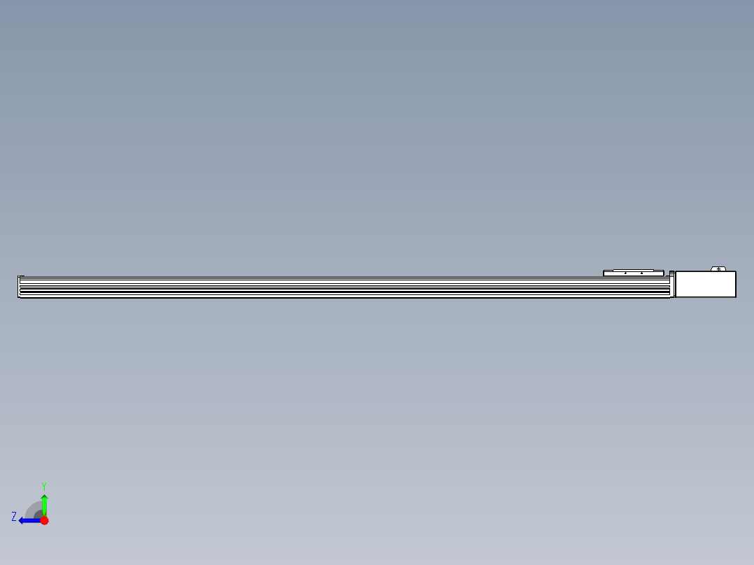 同步带全封闭直线模组TPA-HCB-110D-90-L1400-ML-C-P40-N3右视图