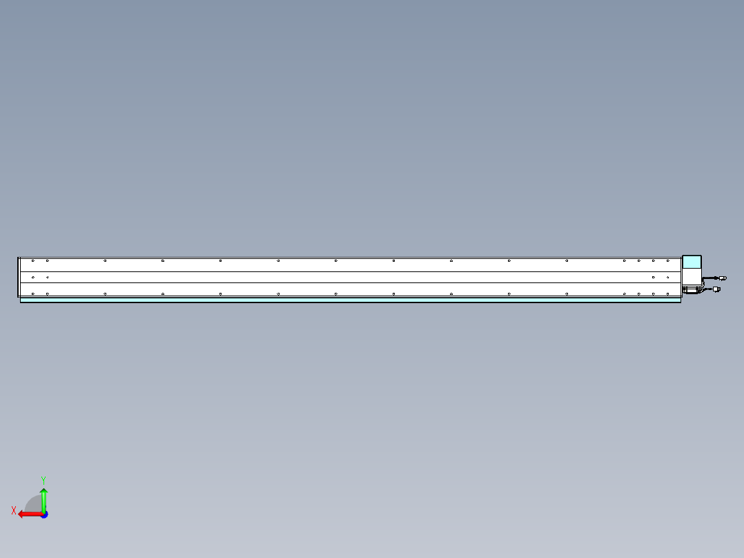 威洛博VBC同步带传动一无尘环境VBC14-L45-S2000-BRU-ZP40-C3后视图