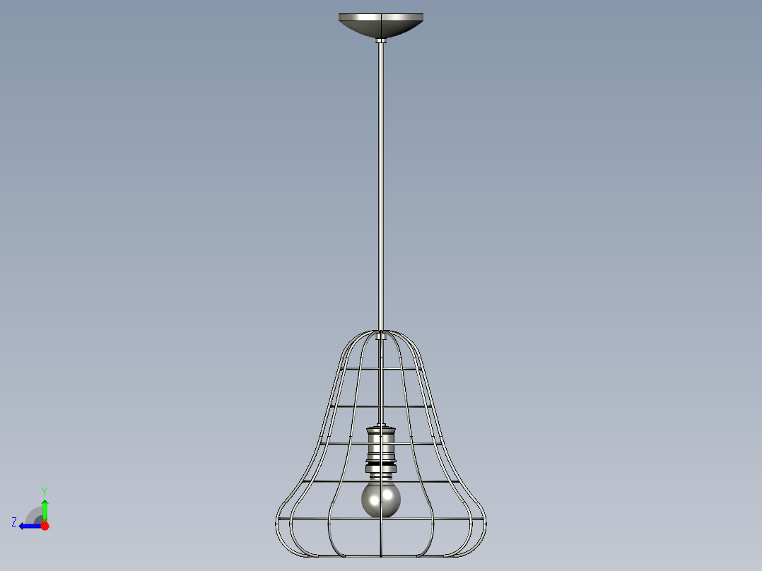 复古吊灯3右视图