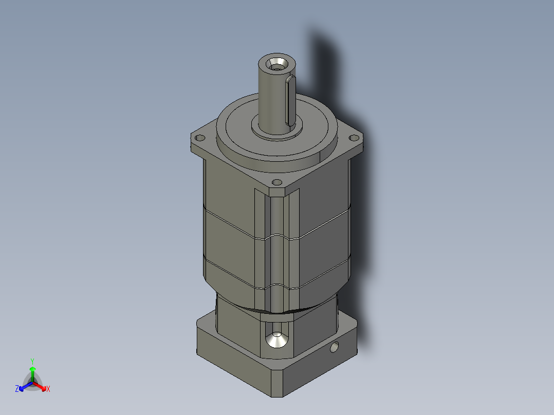 斜齿PGH142T-L3 22-110-145-M8 130WZ.STEP正等轴测图