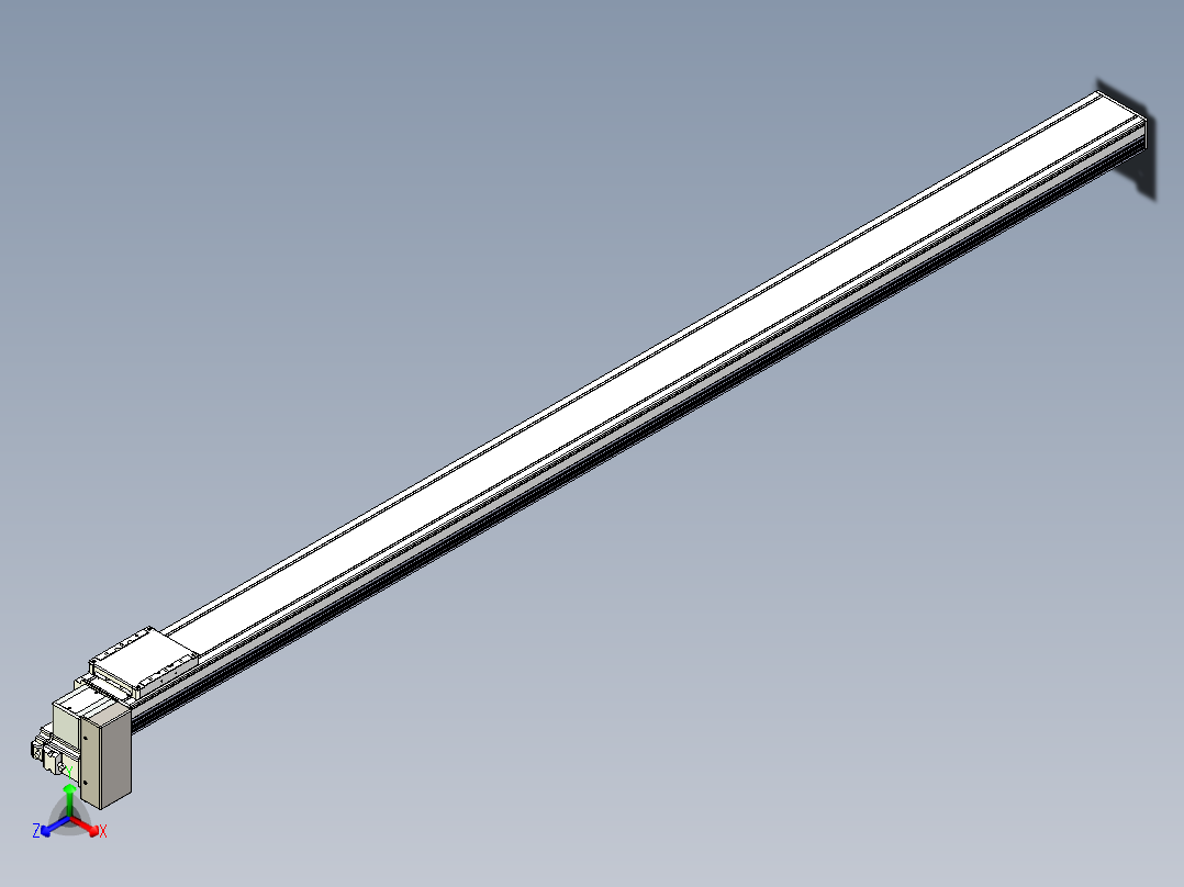 同步带全封闭直线模组TPA-HCB-105D-90-L1900-RP-C-P20-N3正等轴测图
