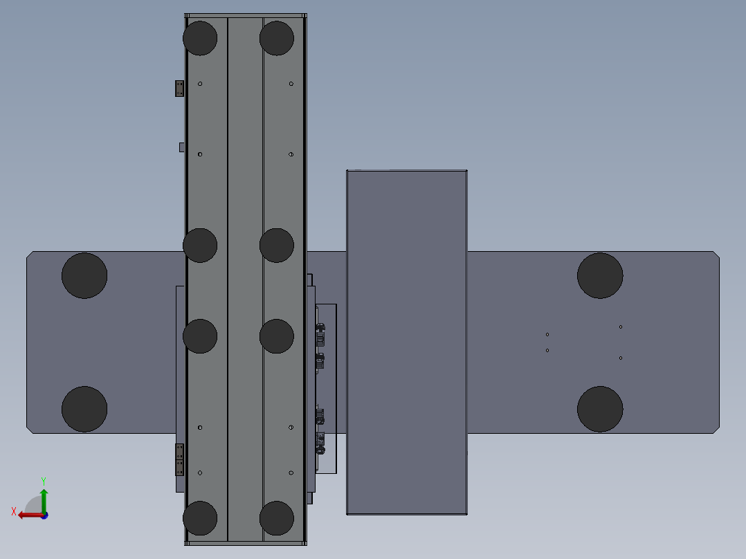 00 自动食品搓圆机后视图
