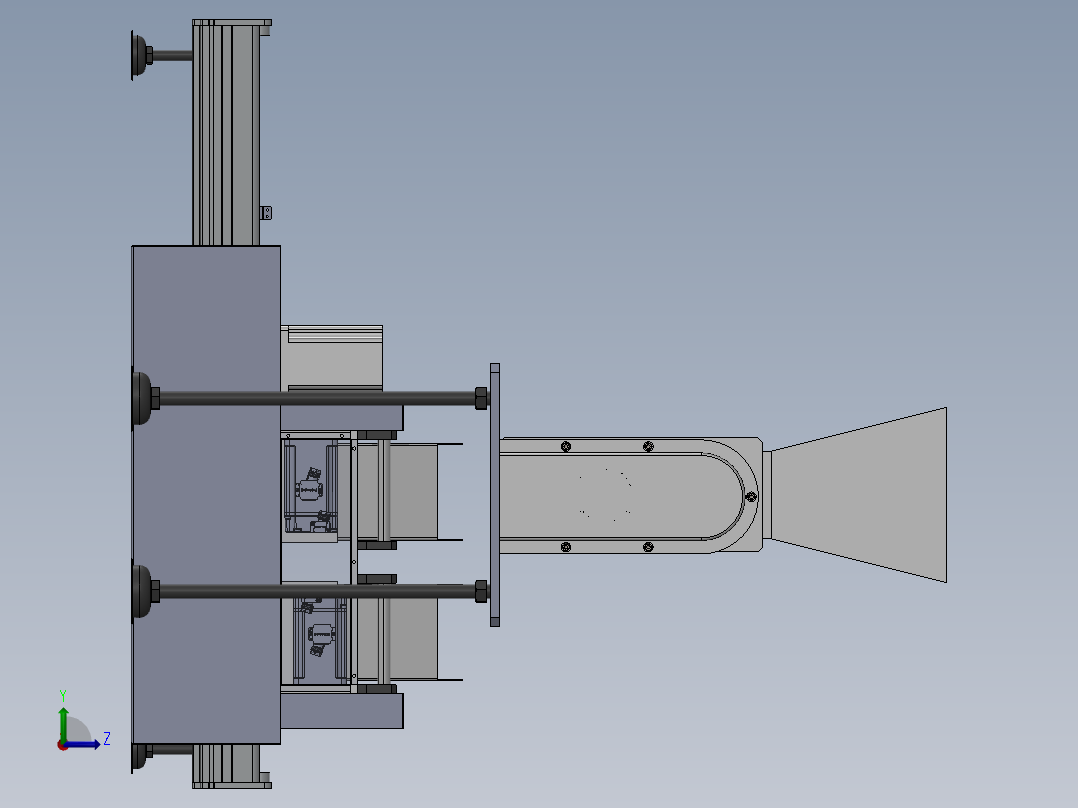 00 自动食品搓圆机左视图