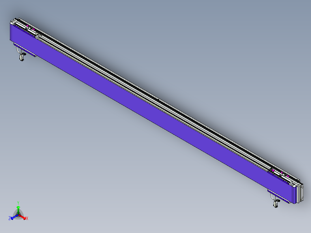 威洛博VL系列直线电机模组-2VL14S3-S2250正等轴测图