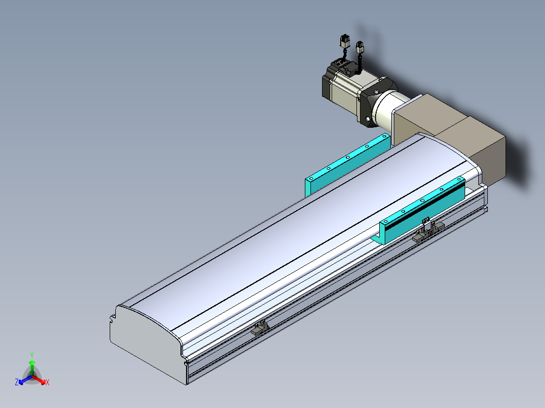 同步带滑台-半封闭B22-L100-C-S450-L-P75-D3-N5