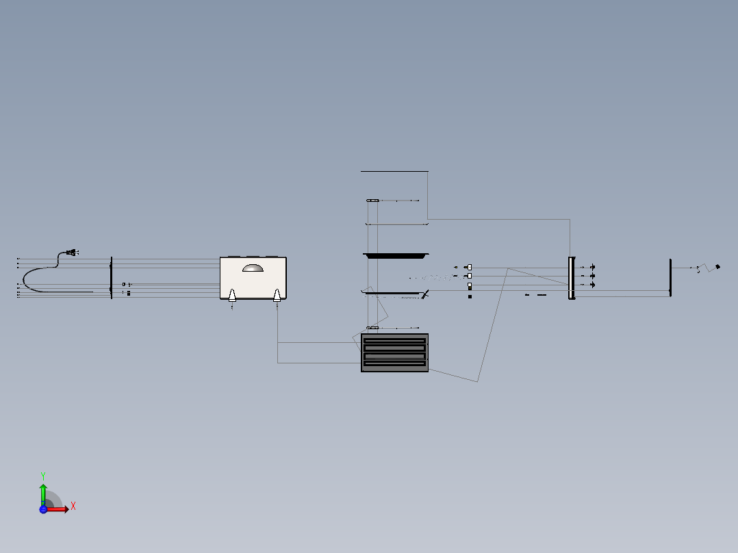 电动迷你烤箱前视图