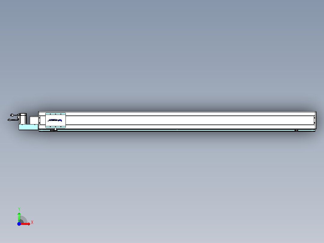 威洛博VBC同步带传动一无尘环境VBC14-L45-S1900-BL-ZP40-C3前视图