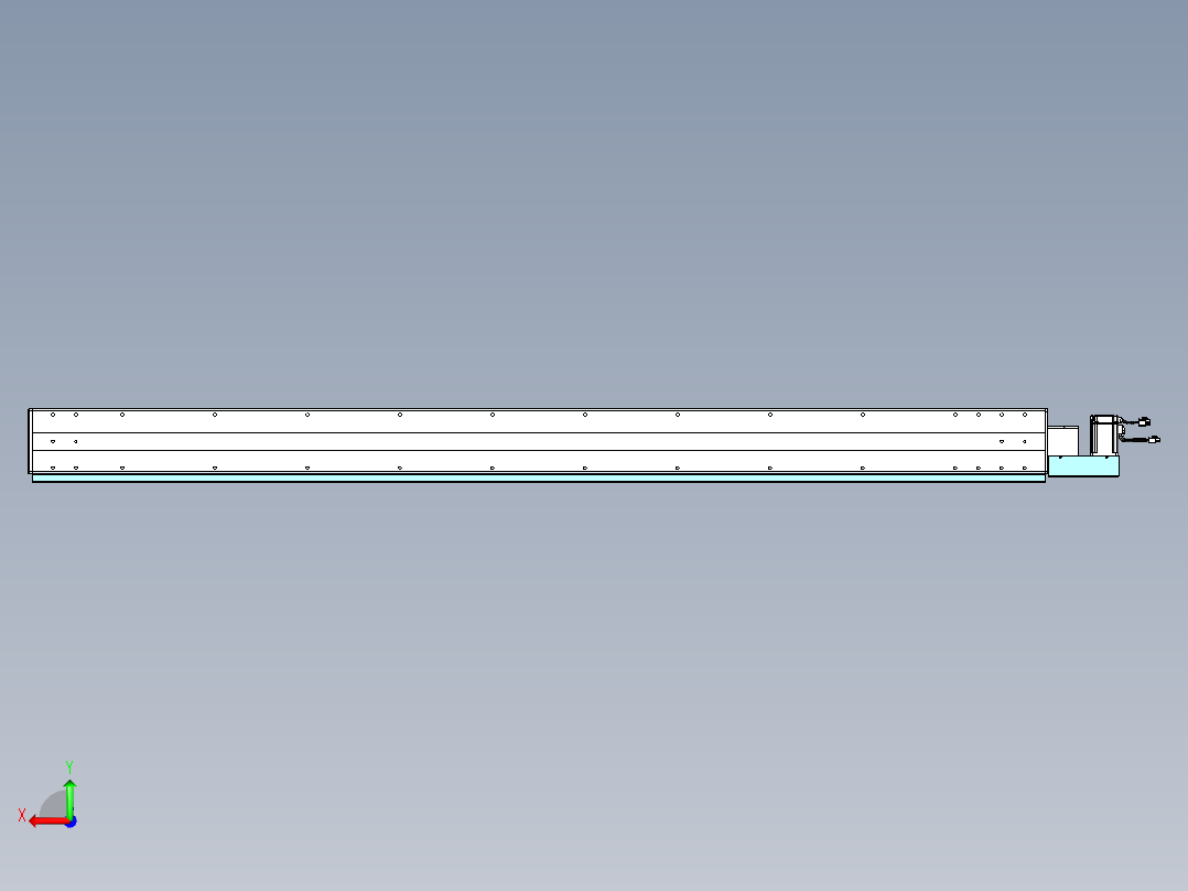 威洛博VBC同步带传动一无尘环境VBC14-L45-S1900-BL-ZP40-C3后视图