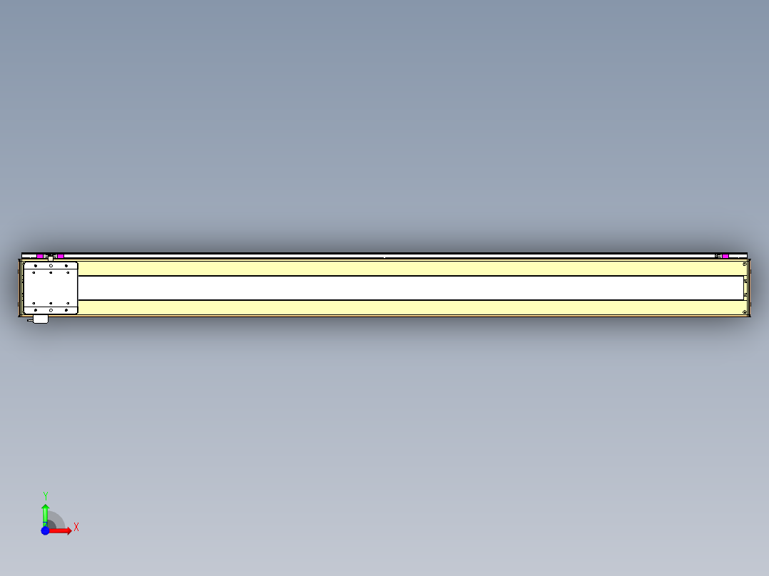 威洛博LC系列3d模型模组LC17E1Y-S1950前视图