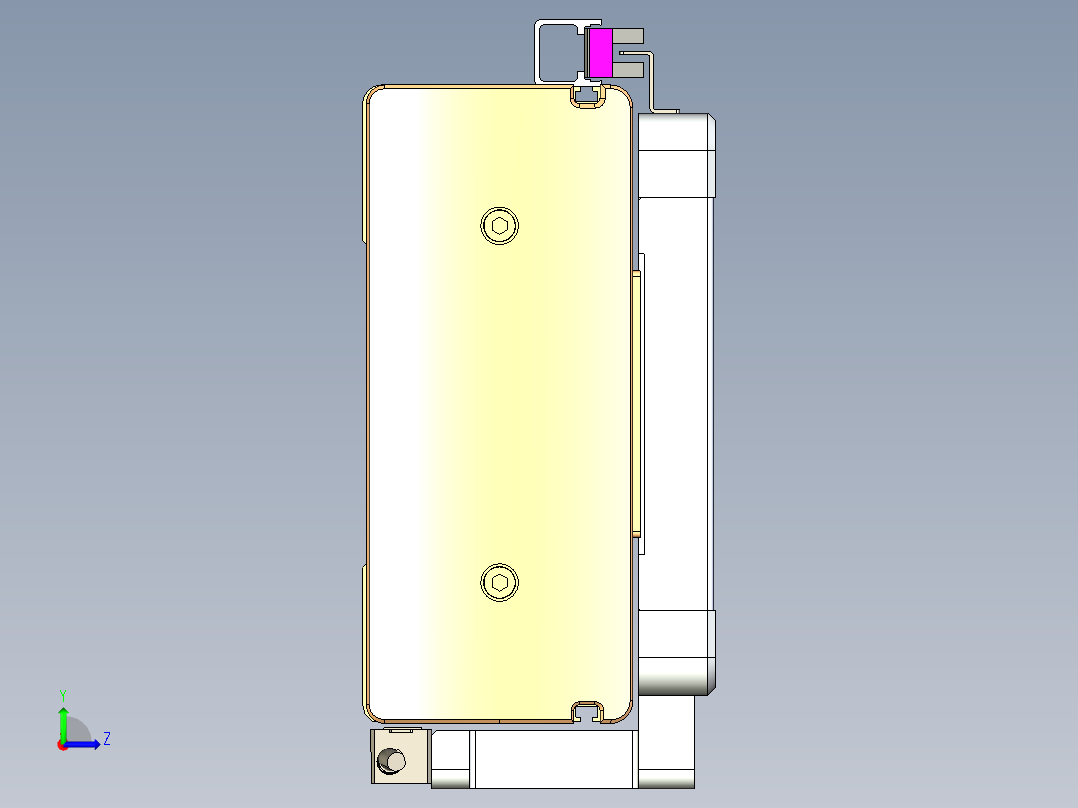 威洛博LC系列3d模型模组LC17E1Y-S1950左视图