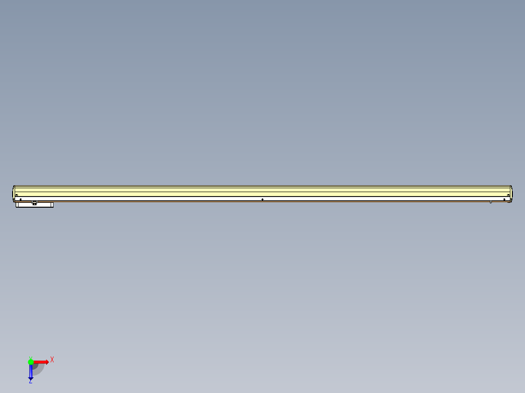 威洛博LC系列3d模型模组LC17E1Y-S1950俯视图