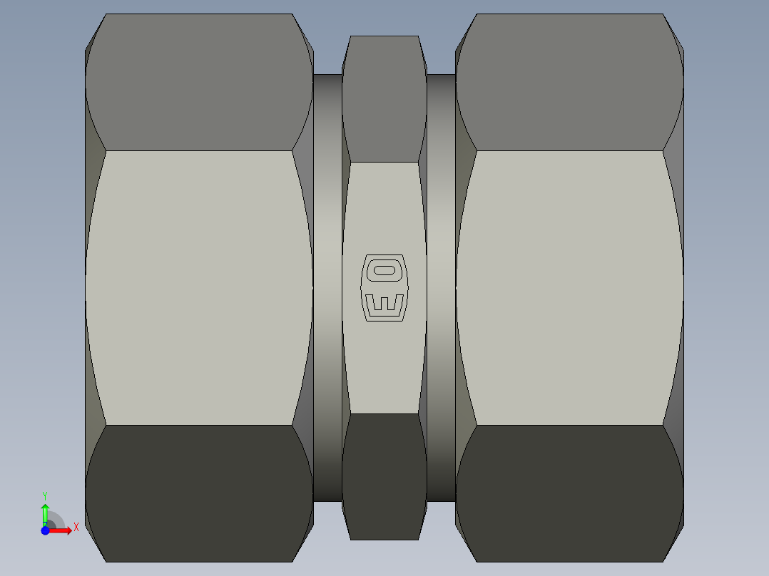 卡套式工业通用硬管接头EO Union G35ZL71前视图