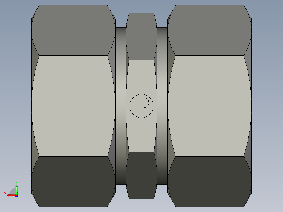 卡套式工业通用硬管接头EO Union G35ZL71后视图
