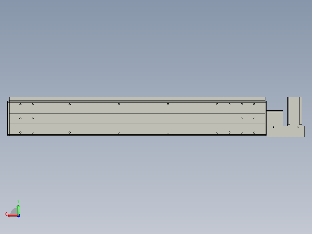 威洛博VBF14-S750-BL后视图