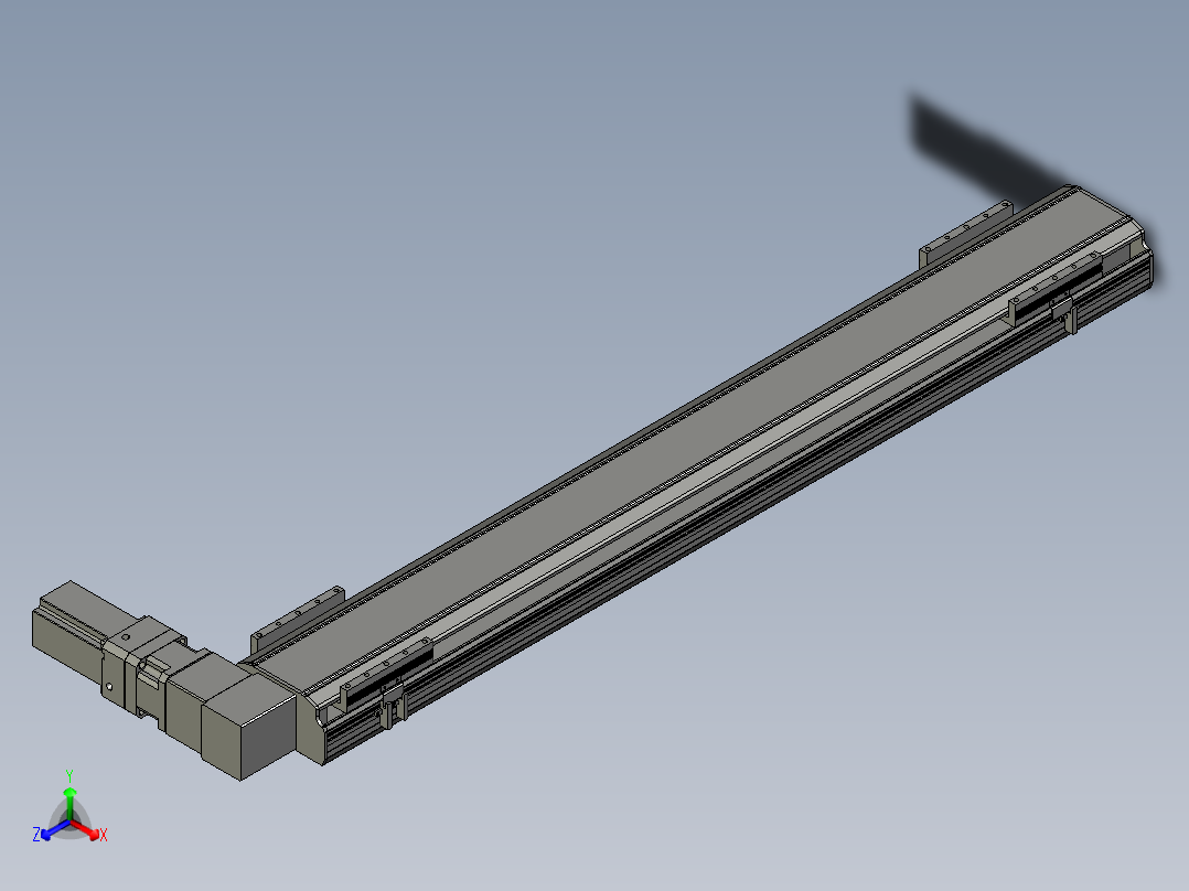 直线模组LHB17-L40-S1150-R(B)设计图纸