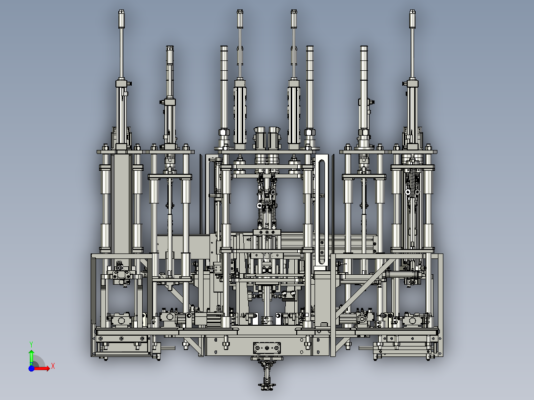 自动锁螺丝机前视图