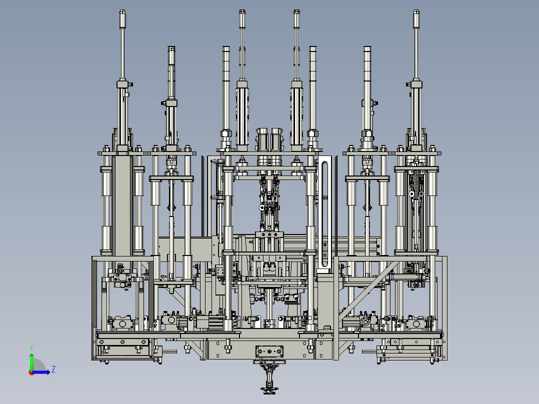 自动锁螺丝机左视图